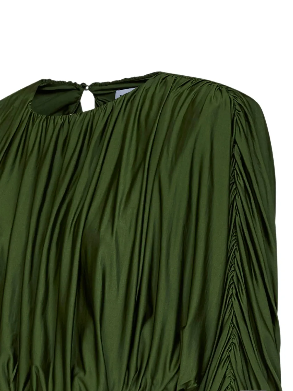 Self-Portrait Gesmockte tanktop Groen