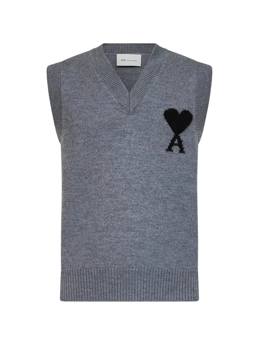 AMI Paris V-neck sweater - Grau