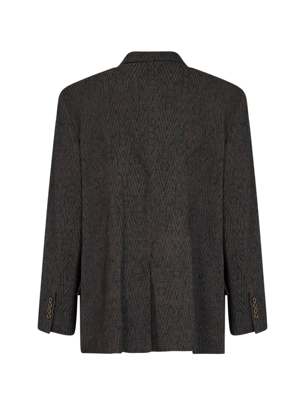 Uma Wang Blazer met enkele rij knopen Bruin