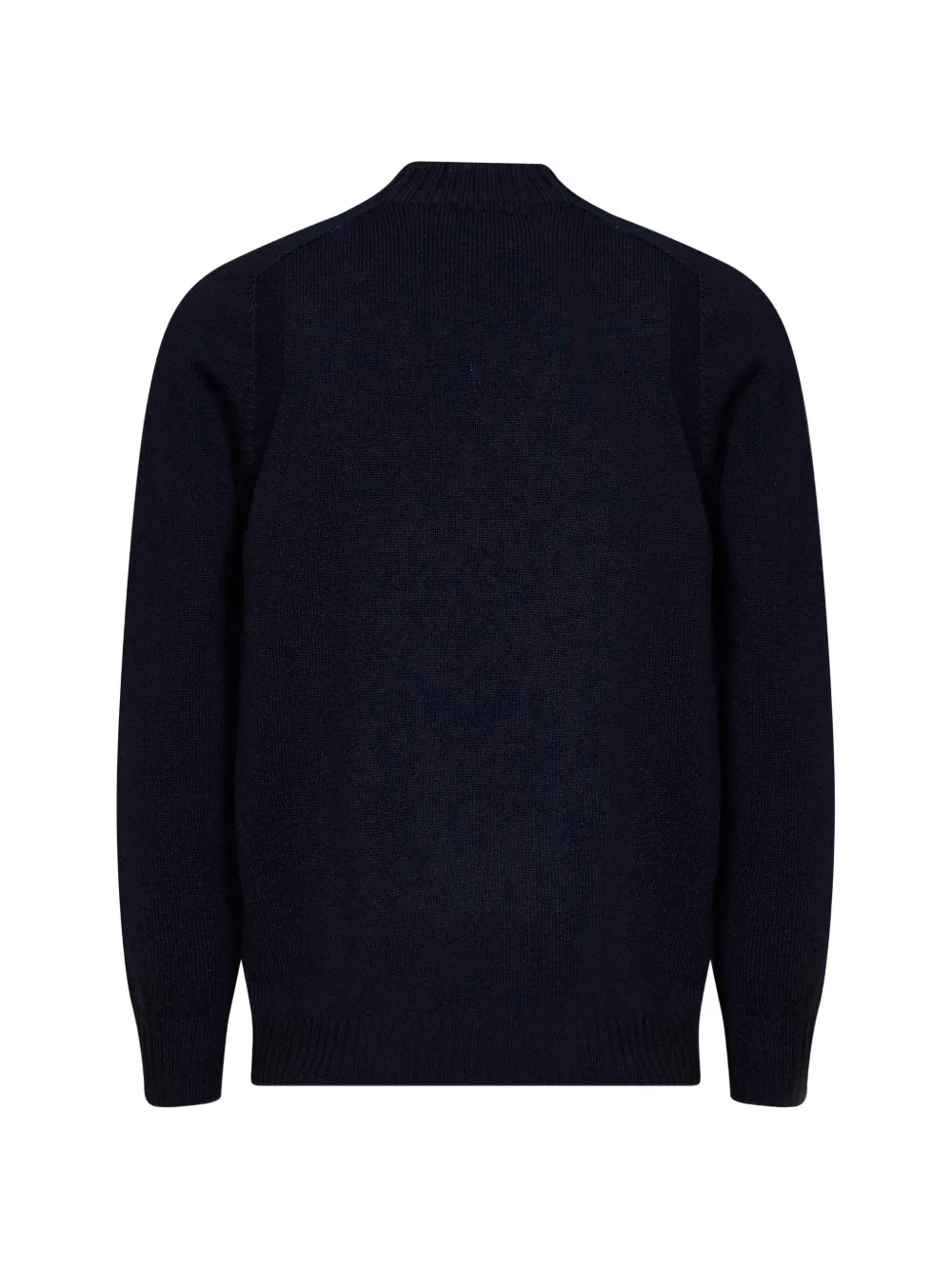 D4.0 Saddle trui met hoge hals Blauw