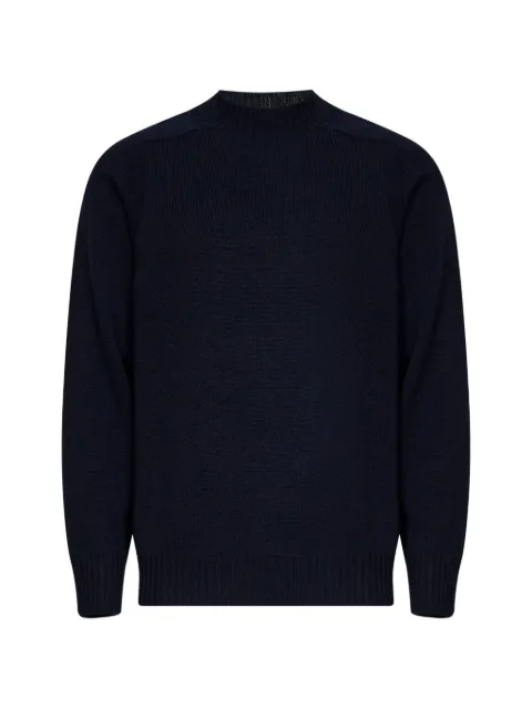 D4.0 mock-neck saddle-shoulder sweater
