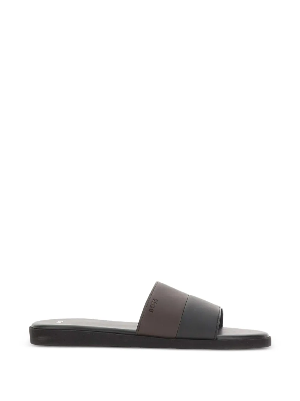 BOSS Darrel dual-strap sandals - Schwarz