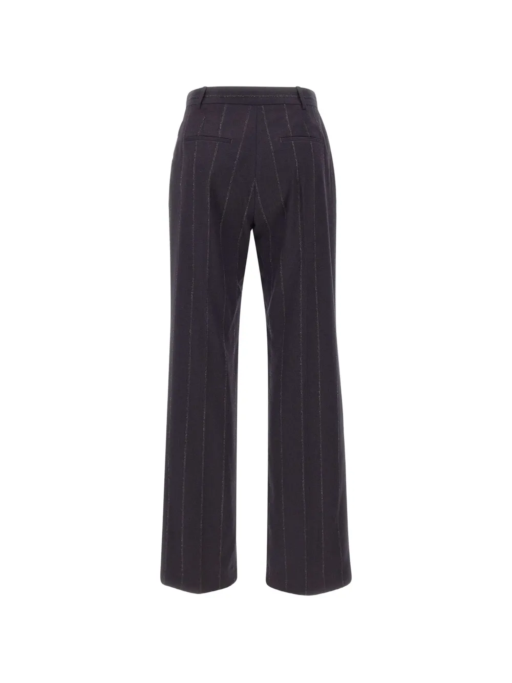 Eleventy Pantalon met krijtstreep Blauw