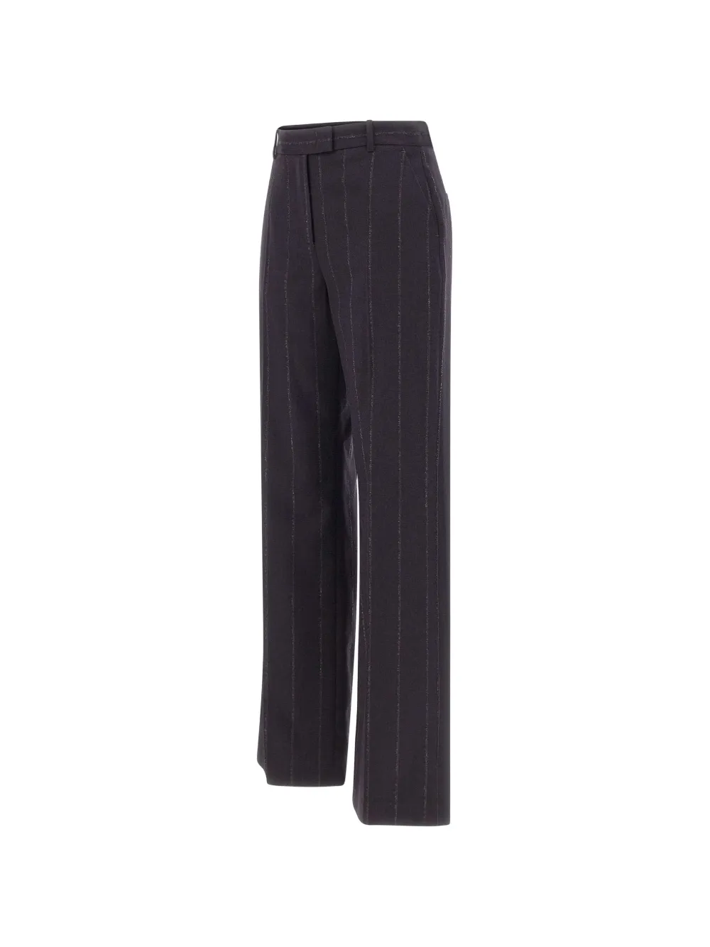 Eleventy Pantalon met krijtstreep Blauw