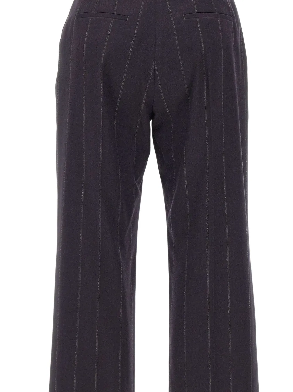 Eleventy Pantalon met krijtstreep Blauw