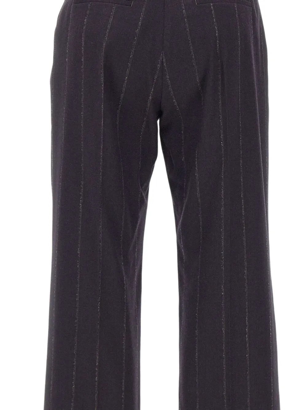 Eleventy Pantalon met krijtstreep Blauw