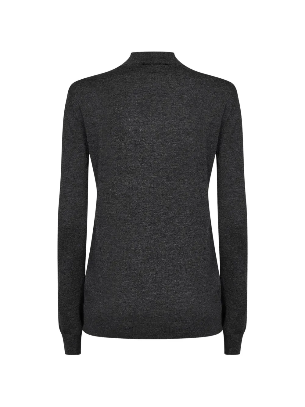Jil Sander Geplooide trui met hoge hals Grijs