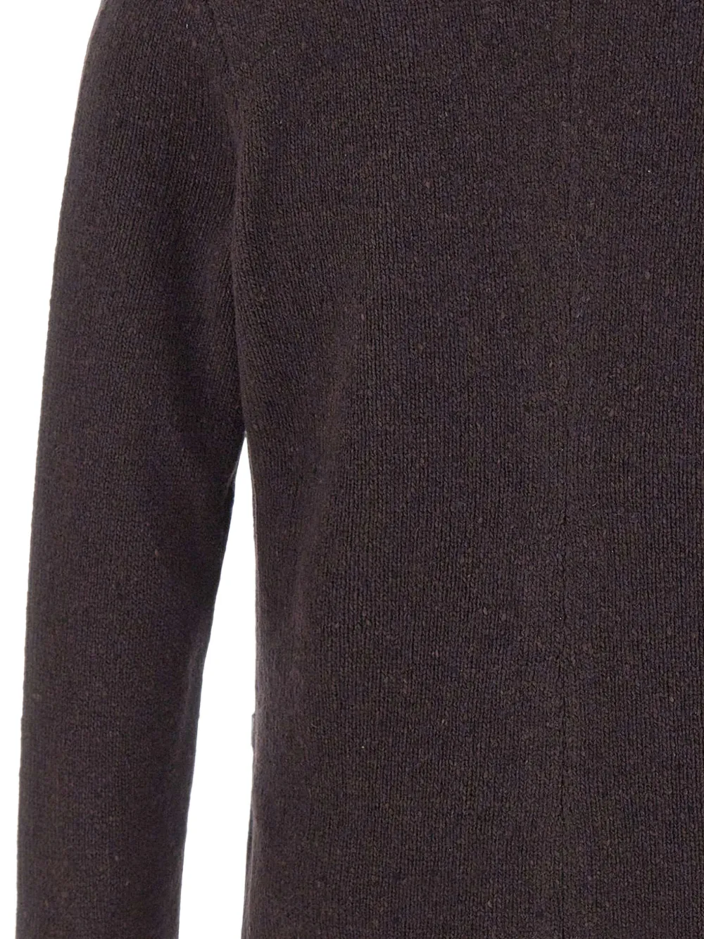 Eleventy Gebreide blazer met opgestikte zak Bruin