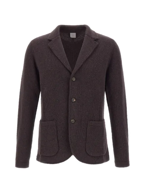 Eleventy knit patch-pocket blazer 