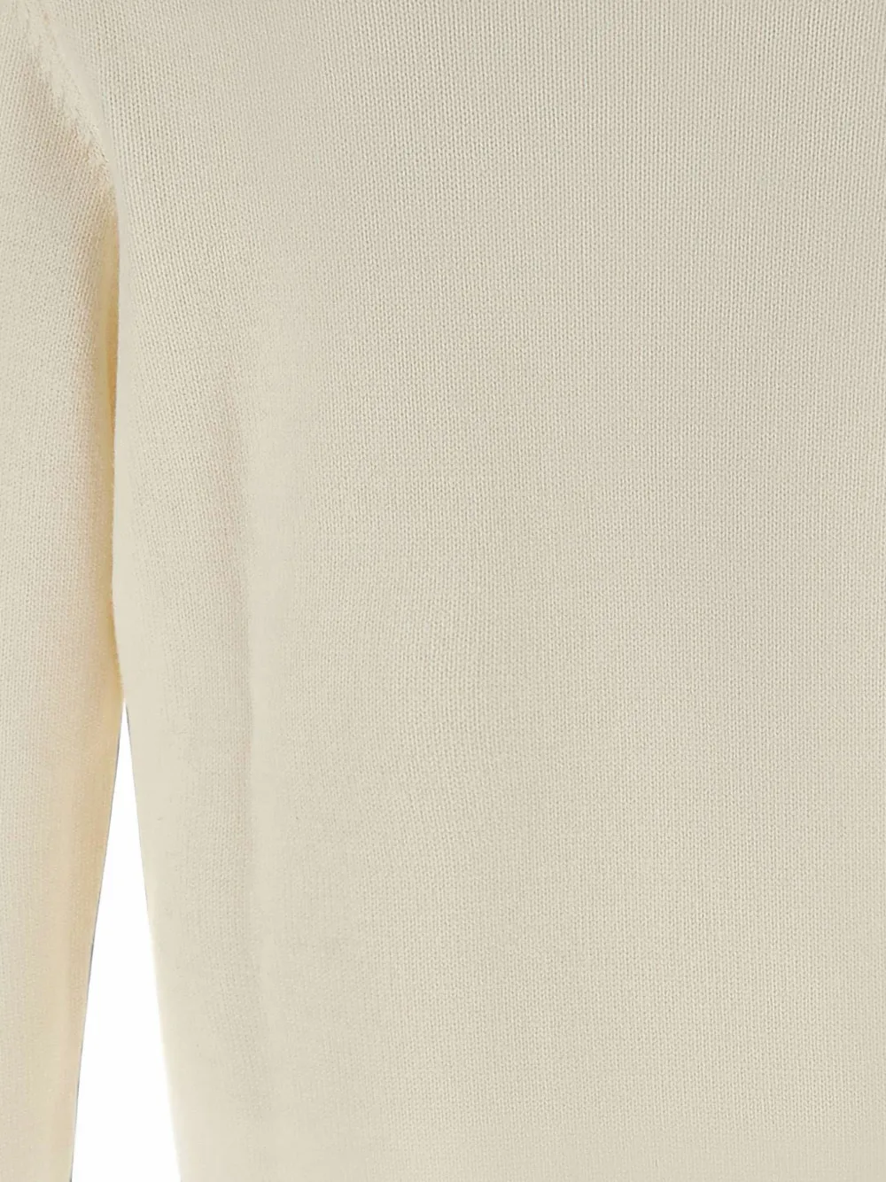 Eleventy Vest met geribbelde afwerking en knopen Beige