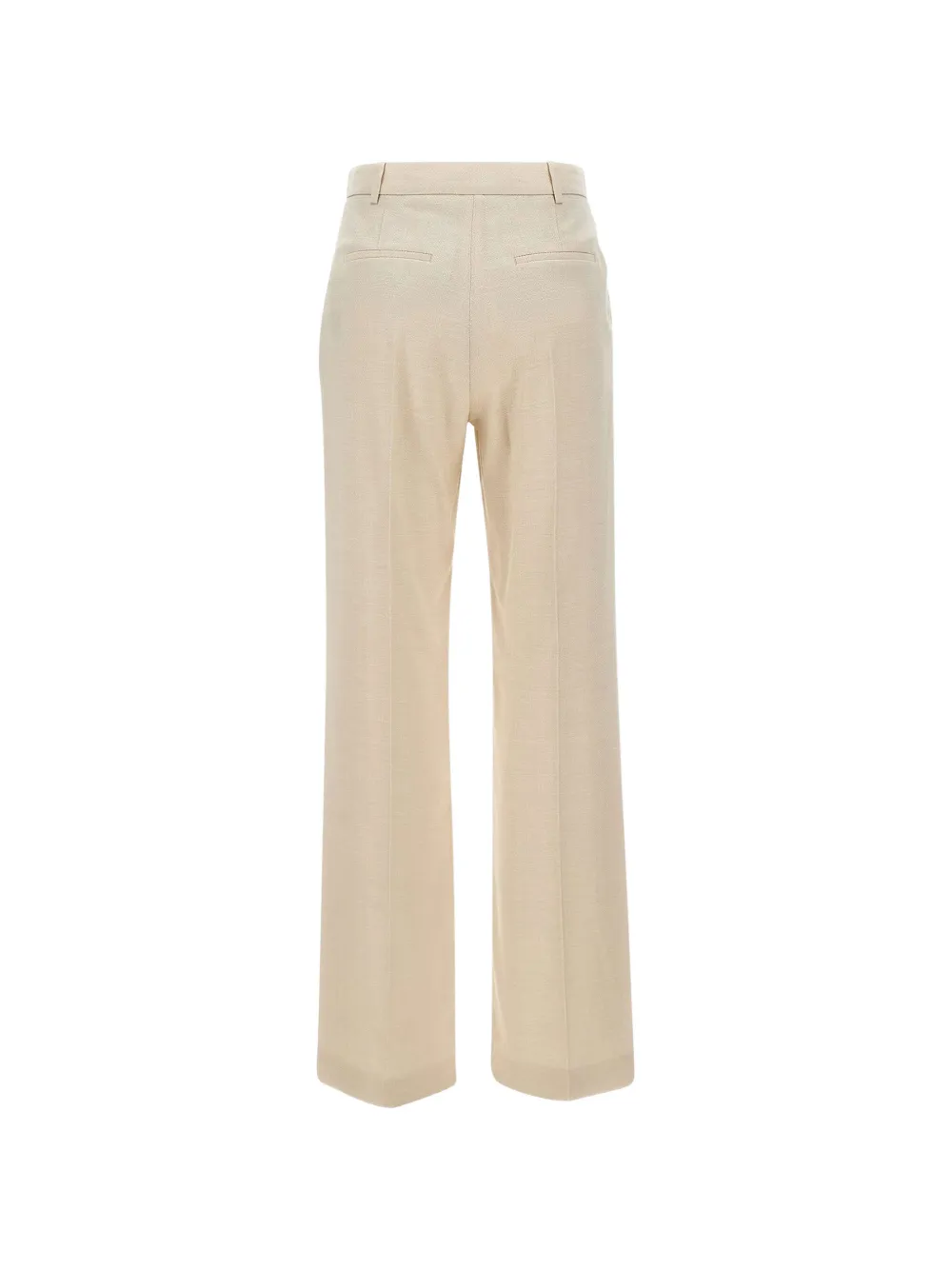 Eleventy Pantalon met visgraat patroon Beige
