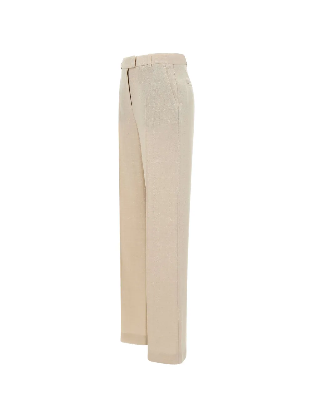 Eleventy Pantalon met visgraat patroon Beige