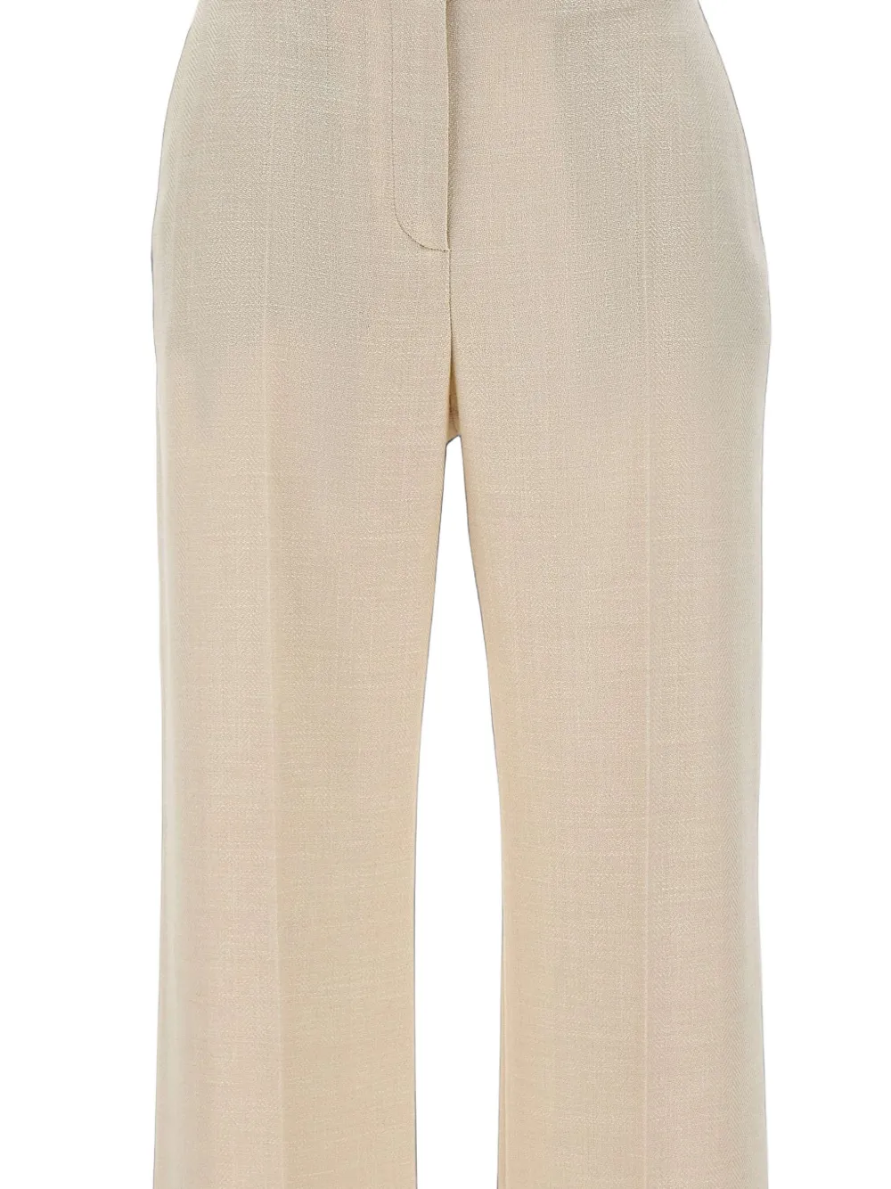 Eleventy Pantalon met visgraat patroon Beige