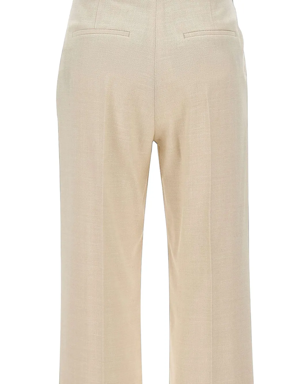 Eleventy Pantalon met visgraat patroon Beige
