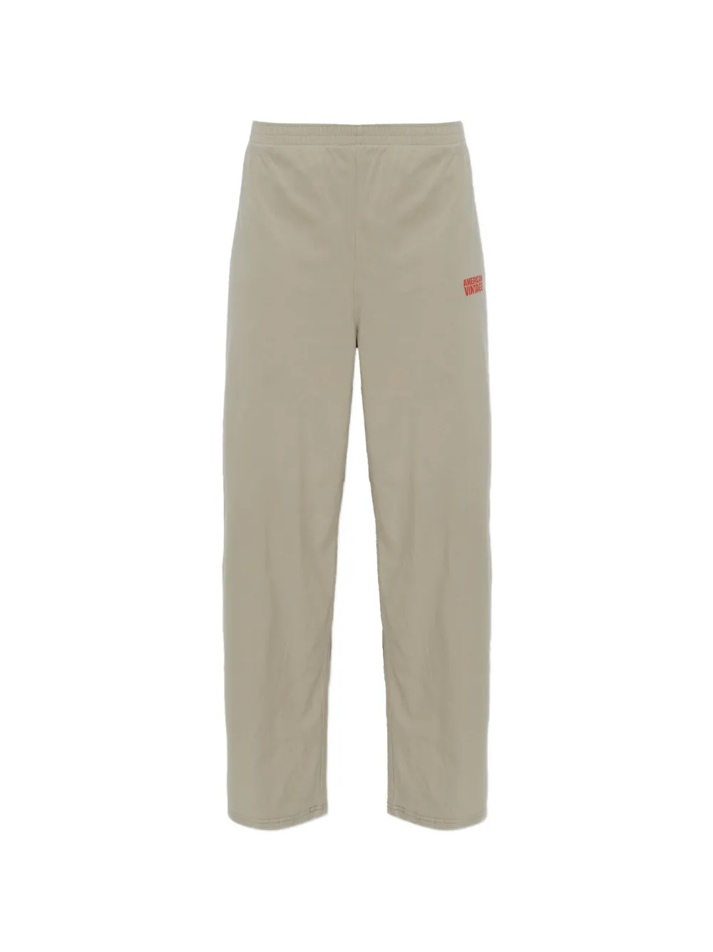 American Vintage logo-print wide-leg track pants - Toni neutri