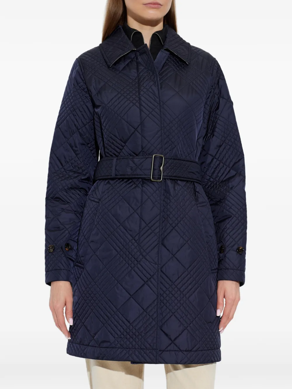 Burberry Darliston geïsoleerde jas Blauw