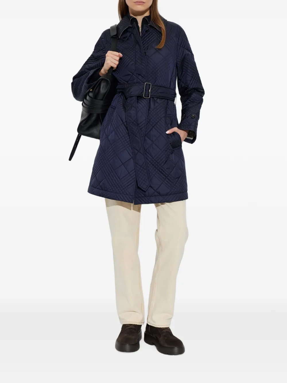 Burberry Darliston geïsoleerde jas Blauw