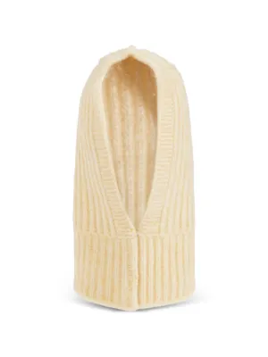 A.P.C. ribbed-knit Balaclava | Grey | FARFETCH RO