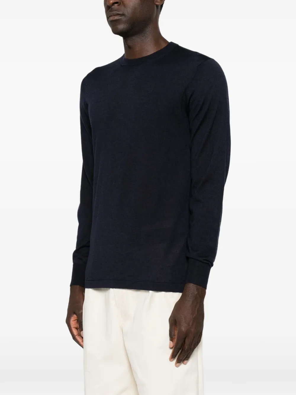 Filippo De Laurentiis T-shirt met ronde hals Blauw