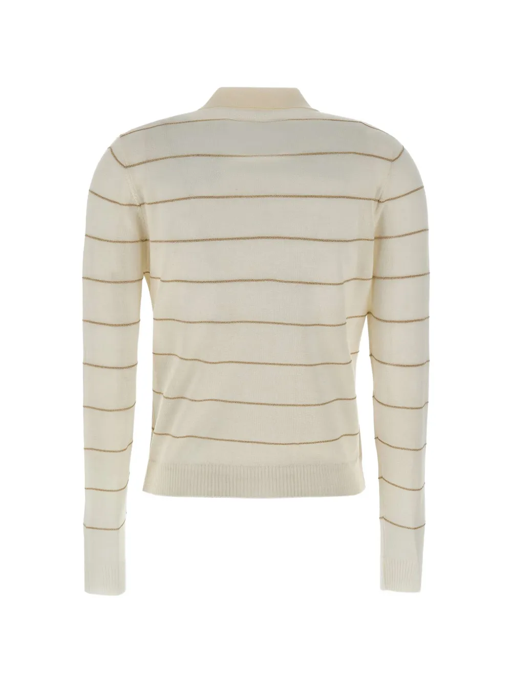 Eleventy Gestreept poloshirt Beige