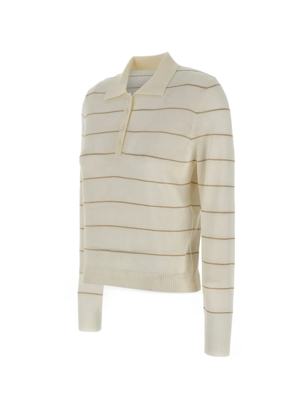 Eleventy Gestreept poloshirt Beige