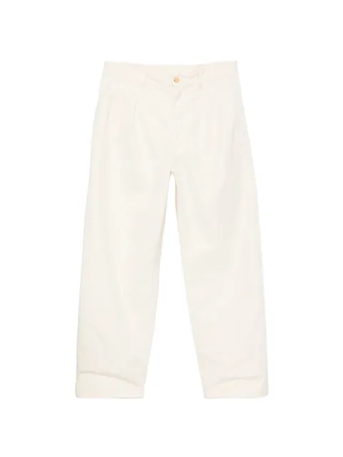 Fortela pleated straight-leg trousers