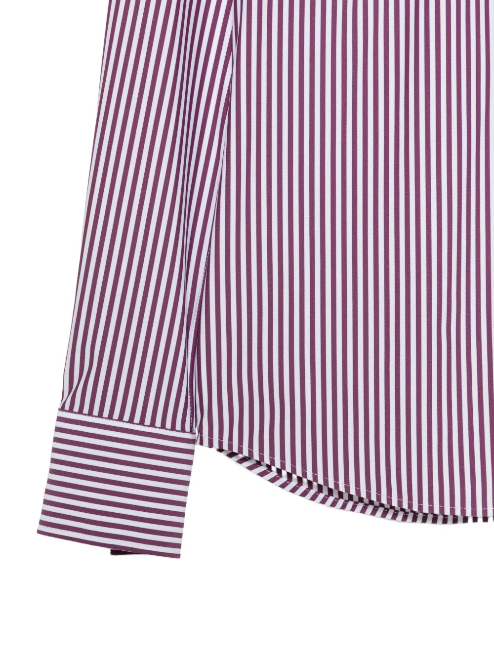 Xacus Sara Kt blouse met verticale streep Rood