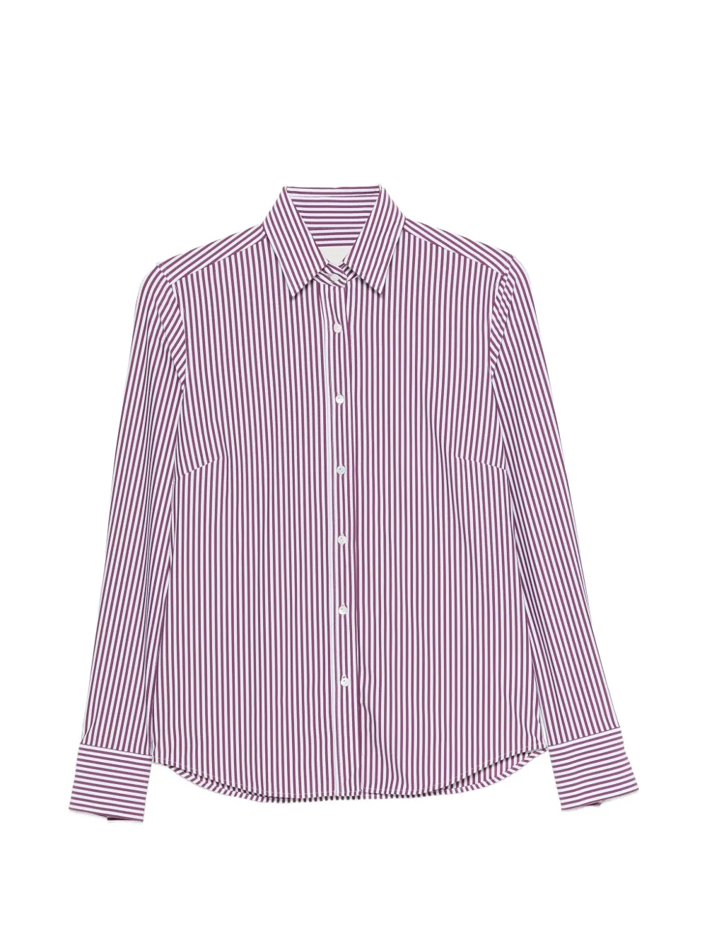 Xacus Sara Kt vertical-stripe shirt - Rot