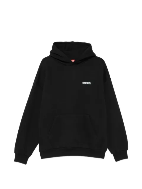 WRSTBHVR logo-print cotton-jersey hoodie