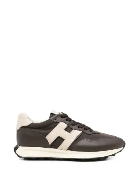 Hogan H601 logo-patch panelled sneakers
