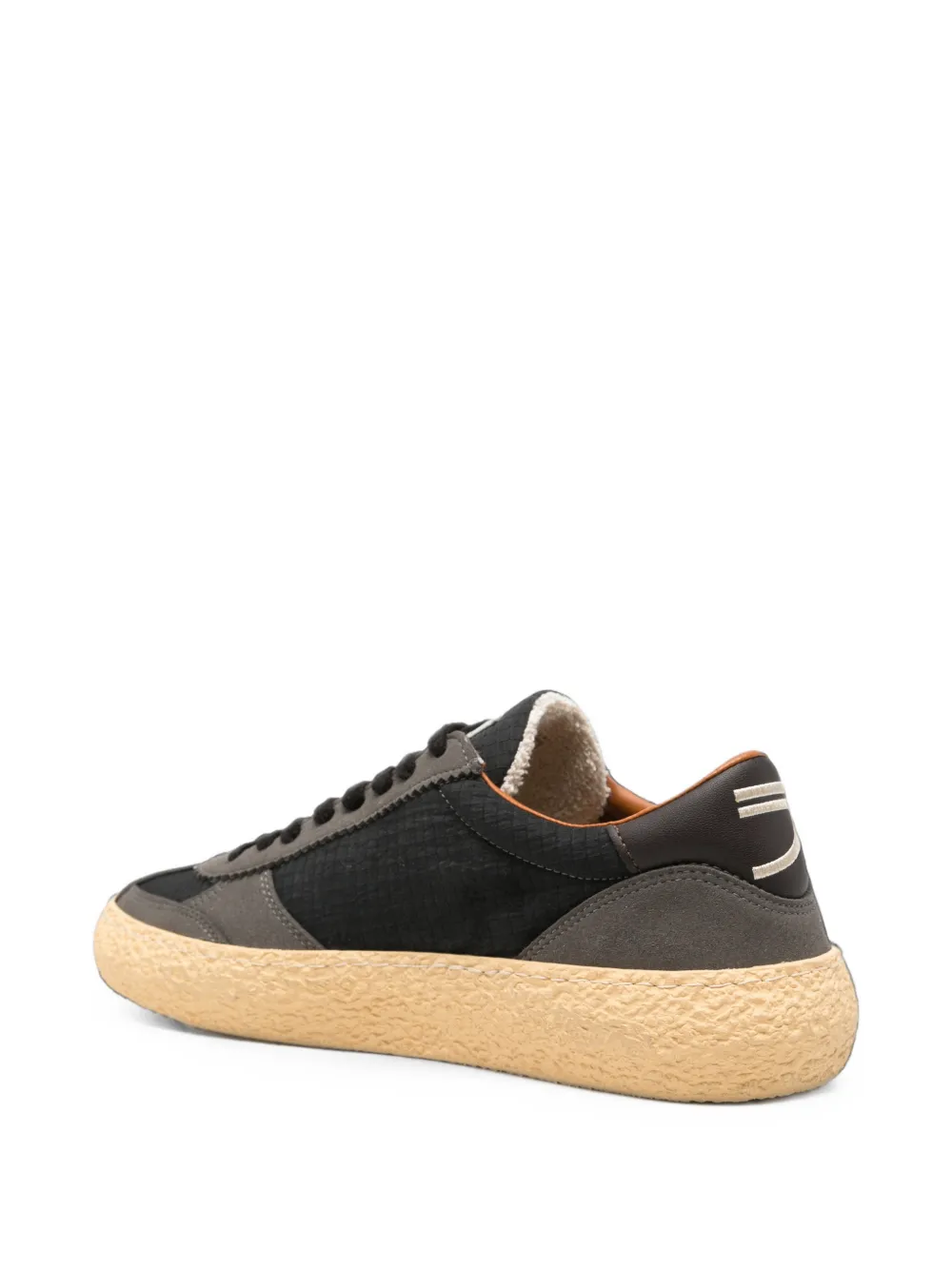 Puraai Daiquiri laqce-up sneakers Zwart