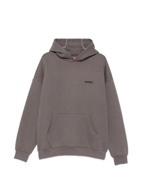 WRSTBHVR logo-print hoodie