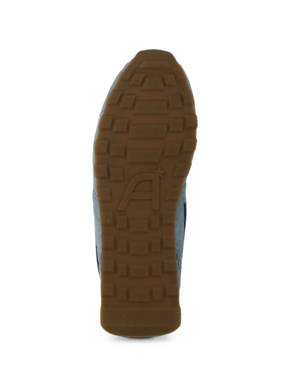 Ash Kasar Net mesh-panelled suede sneakers Blauw