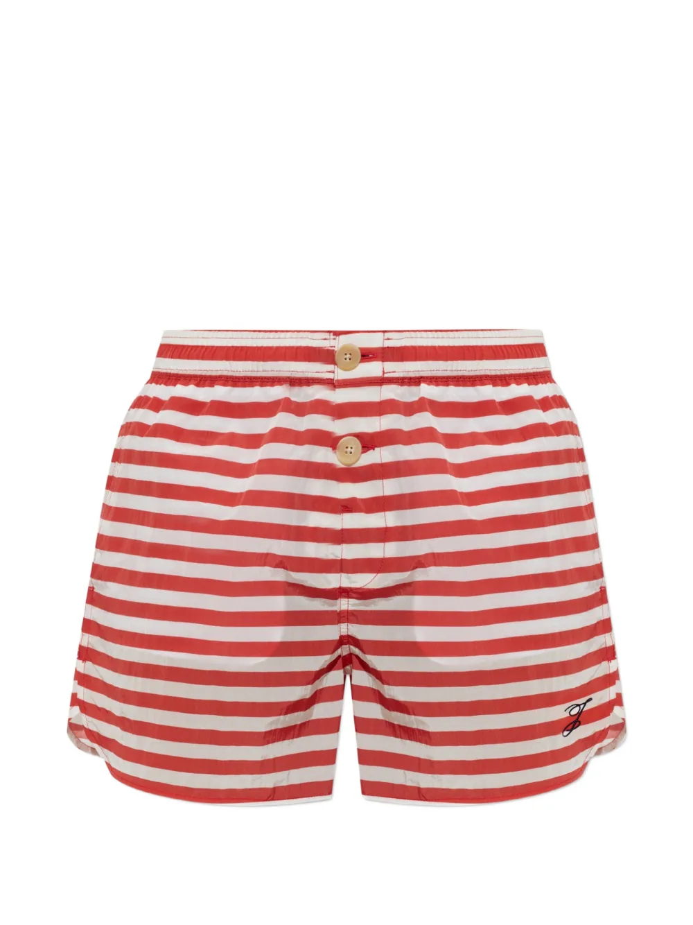 Jacquemus The Puntini swim shorts - Rosso