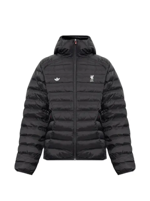 adidas x Liverpool FC hooded quilted jacket