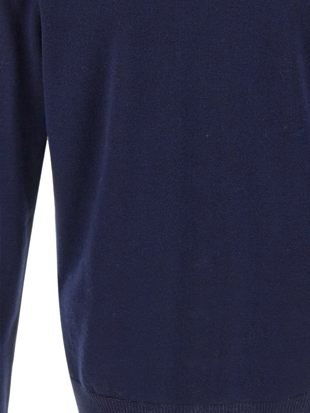 Eleventy Wollen vest met afwerking Blauw