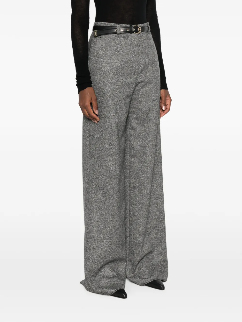 Max Mara Broek met ceintuur Grijs