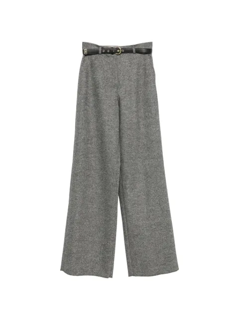 Max Mara belted wool trousers