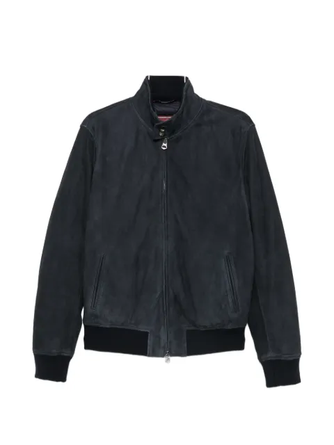Stewart suede bomber jacket