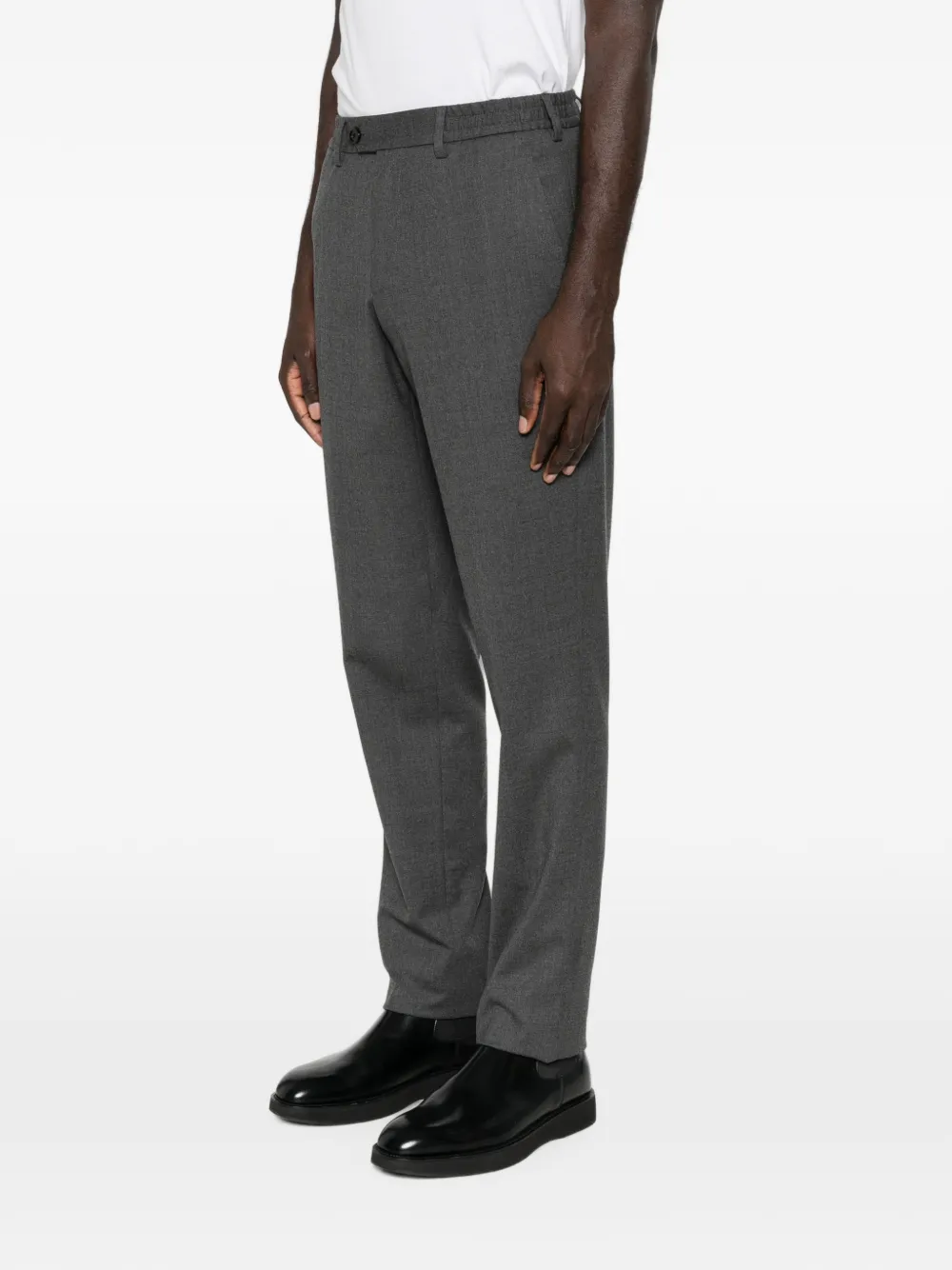Lardini Broek met elastische tailleband Grijs