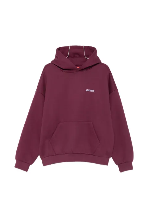 WRSTBHVR logo-print hoodie