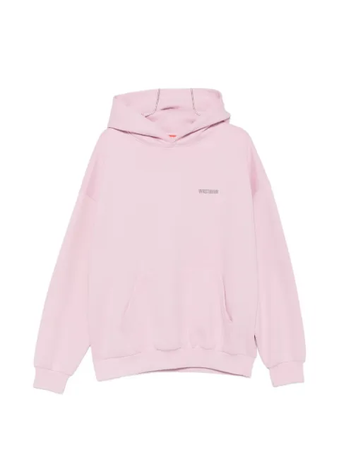 WRSTBHVR logo-print hoodie