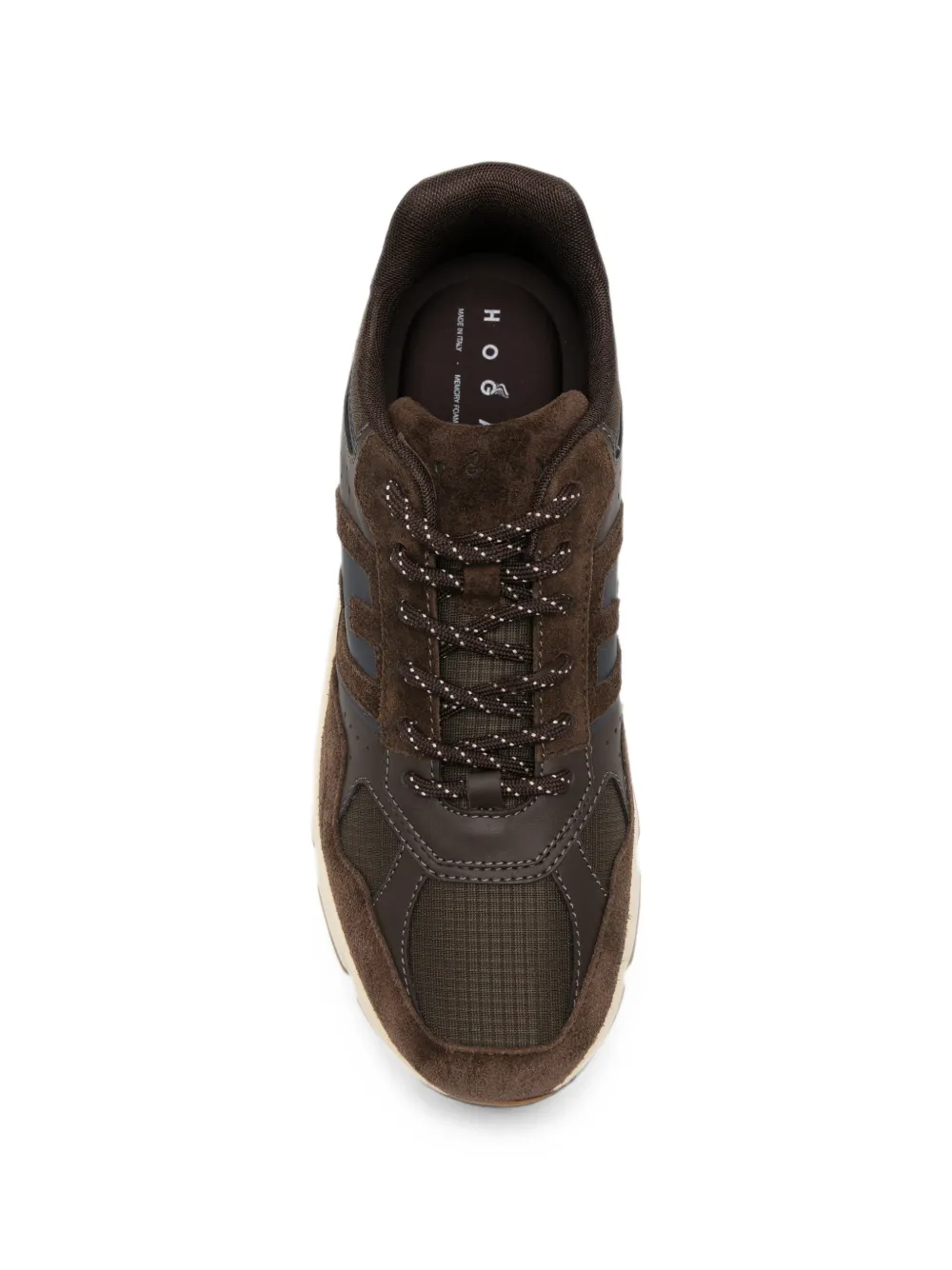 Hogan Hyperlight panelled sneakers Bruin