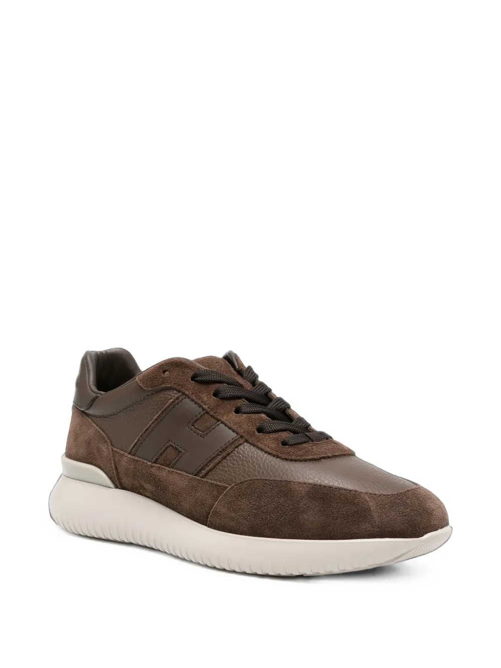 Hogan Interactive³ logo-patch panelled sneakers Bruin