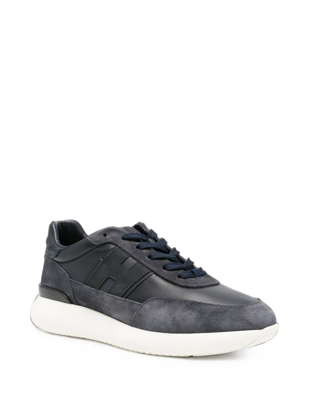 Hogan Interactive³ suede-panelled sneakers Blauw