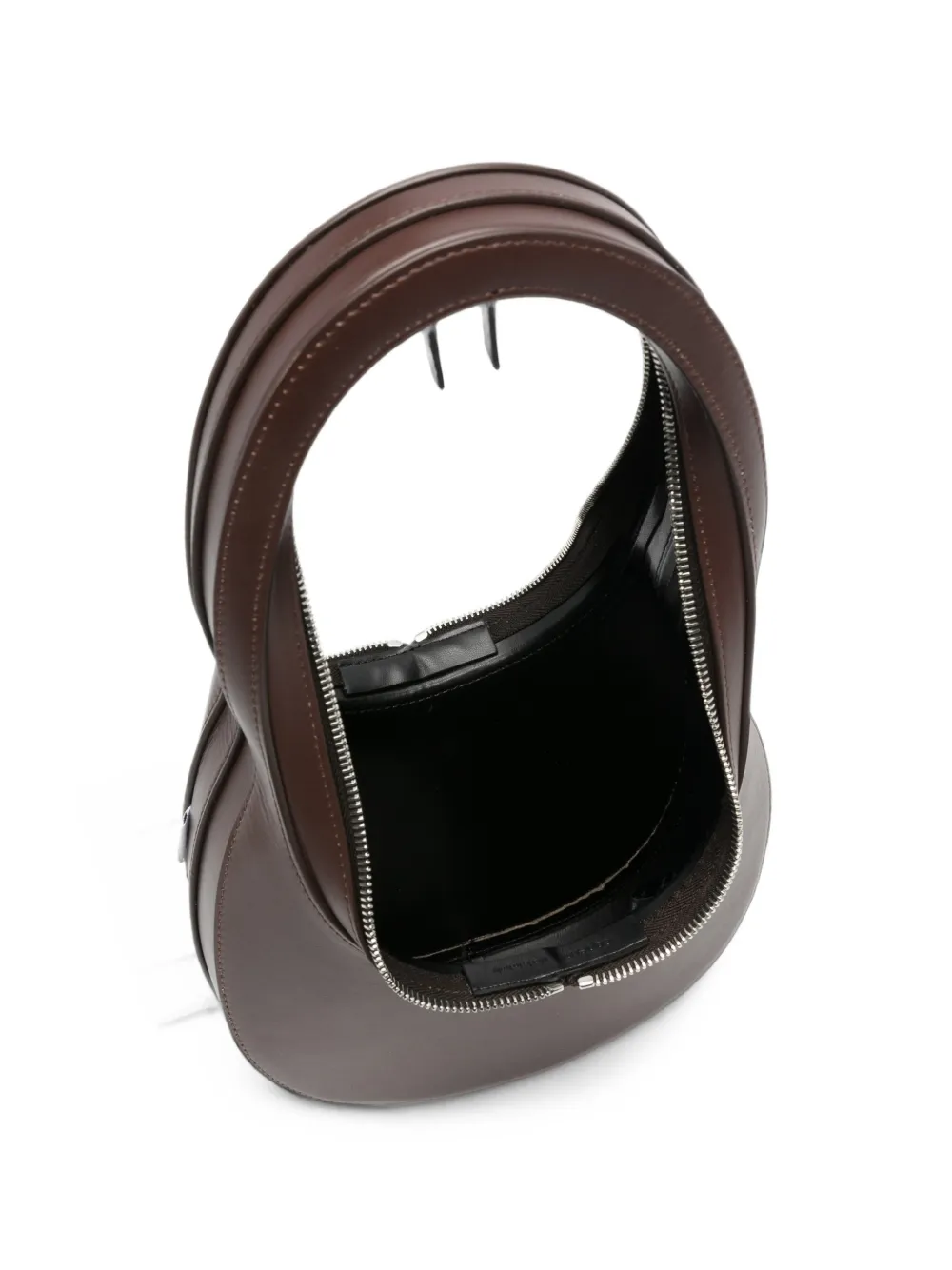 Coperni Swipe leren schoudertas Bruin
