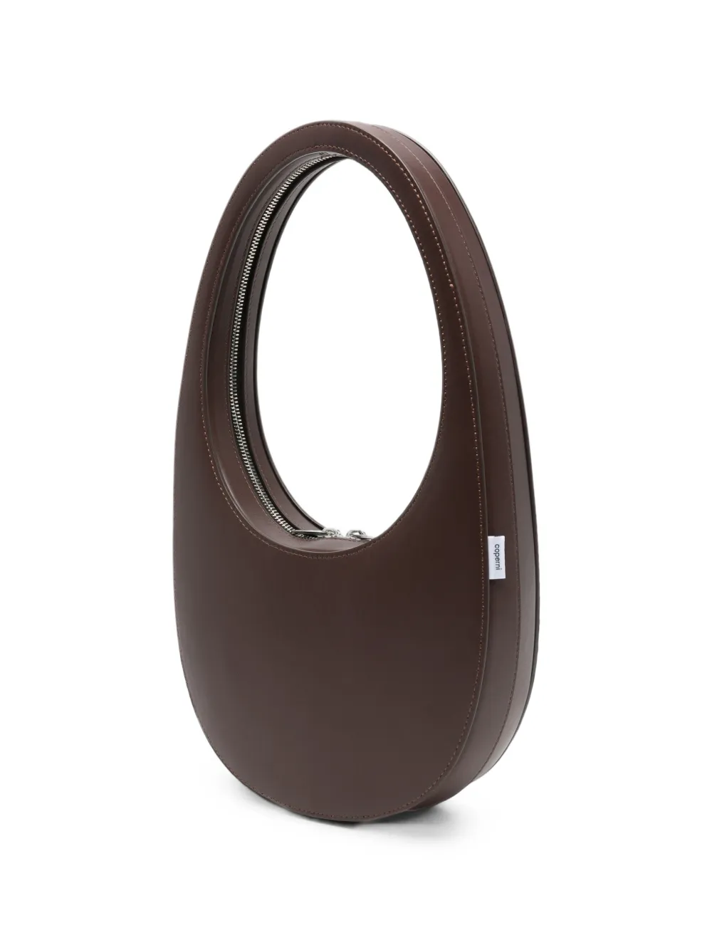 Coperni Swipe leren schoudertas Bruin