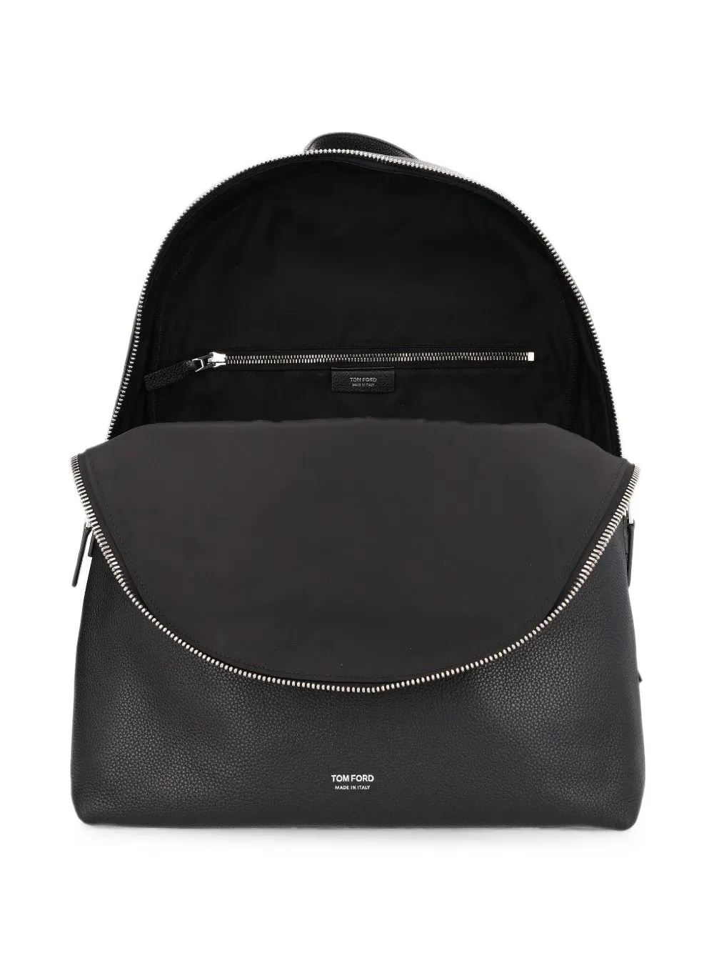 TOM FORD Leren rugzak Zwart
