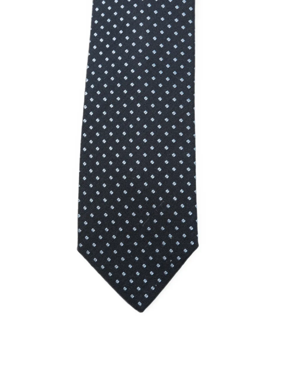 Barba Stropdas met geometrisch patroon Blauw