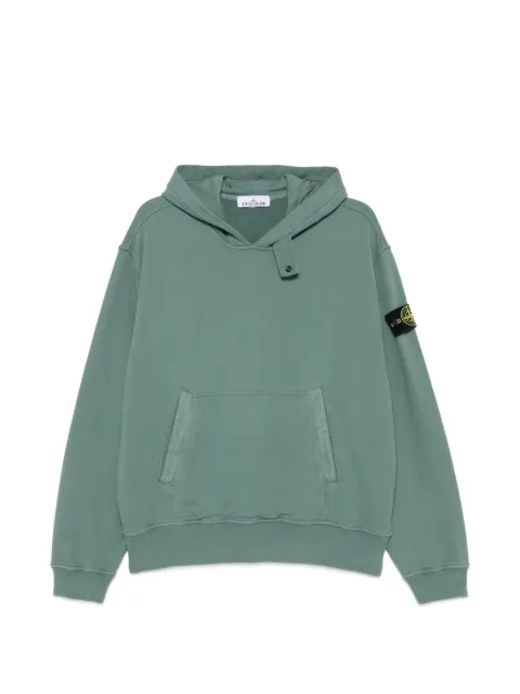 Stone Island logo-patch hoodie
